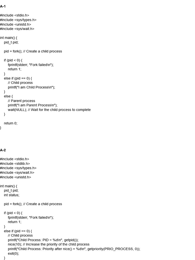 OS Ass-1 | PDF