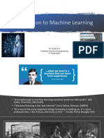 Introduction To Machine Learning - 2023