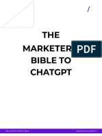 The Marketer's Bible To CHATGPT
