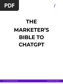 The Marketer's Bible To CHATGPT