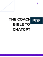 The Coach's Bible To ChatGPT