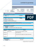 Actividad de Aprendizaje-Tutoría - 07 Junio