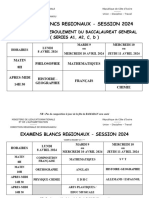 Déroulement Des Épreuves 2024