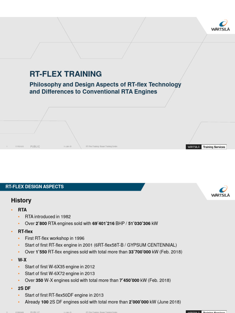 RT-Flex Engine Training Overview | PDF | Engineering | Engines
