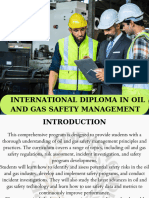 International Diploma in Oil and Gas Safety Management