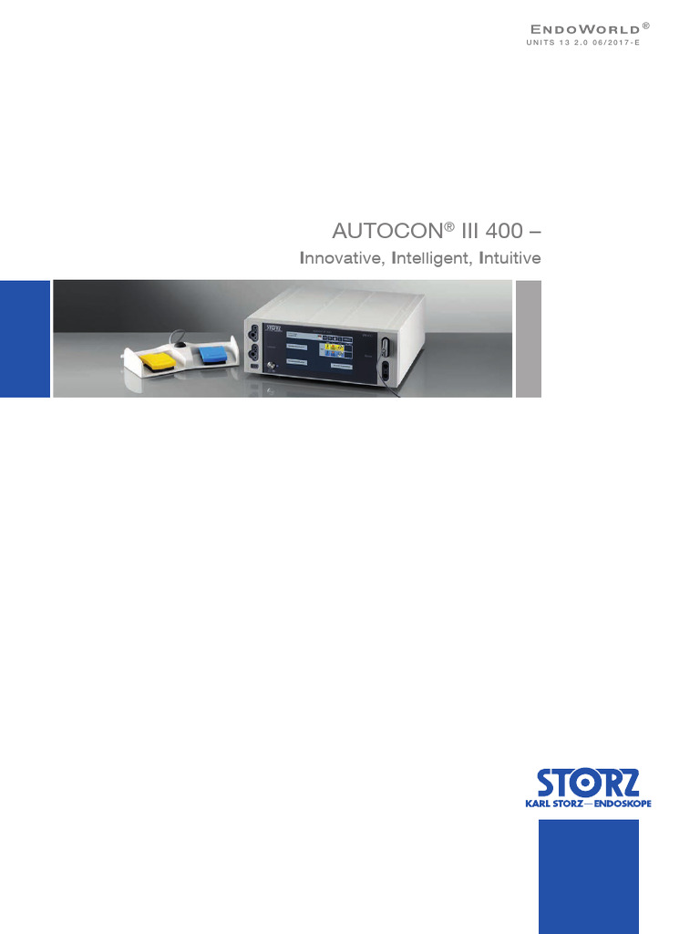 Autocon III 400 Brochure | PDF | Surgery | Urology