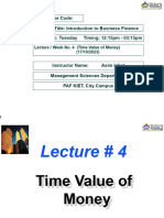 IBF PPT Lecture # 4 (17102023) (Time-Value-Of-Money)