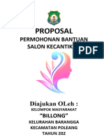 Proposal Salon Barangga