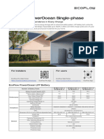 EcoFlow PowerOcean (Single Phase) - Datasheet - EN