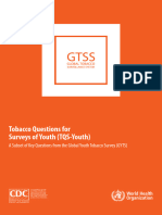Tobacco Questions For Surveys of Youth (TQS-Youth)