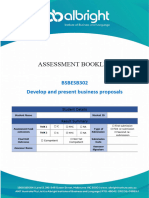 AssessmentDevelop and Present Business Proposals