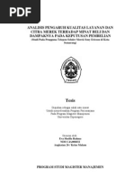 Download Analisis Pengaruh Kualitas Layanan Dan by Ridwan Algibran Junko SN71640926 doc pdf