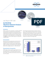 TXRF Application Note XRF 438 Ultratrace Element Analysis of Nanoparticles EN BRUKER