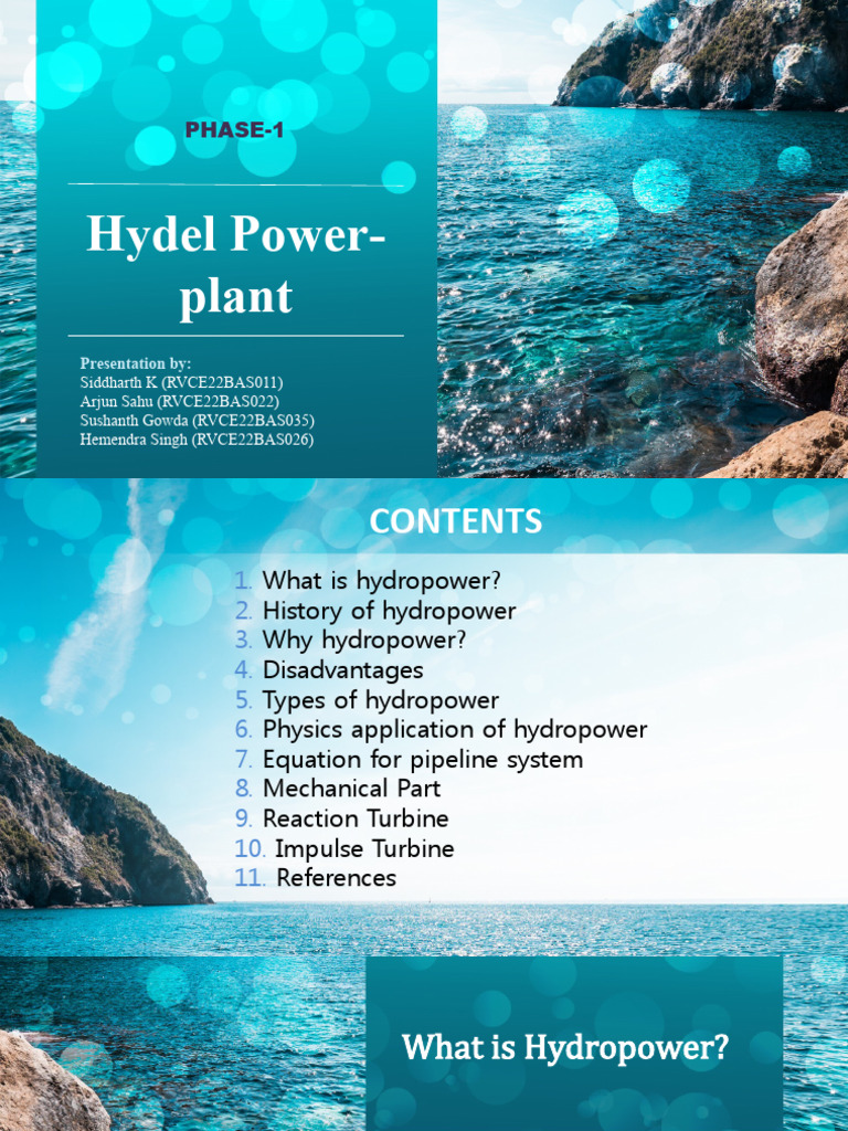 Overview of Hydropower Systems | PDF | Turbine | Hydropower