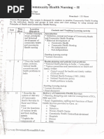 B.Sc. Nursing 4th Year Syllabus Overview | PDF