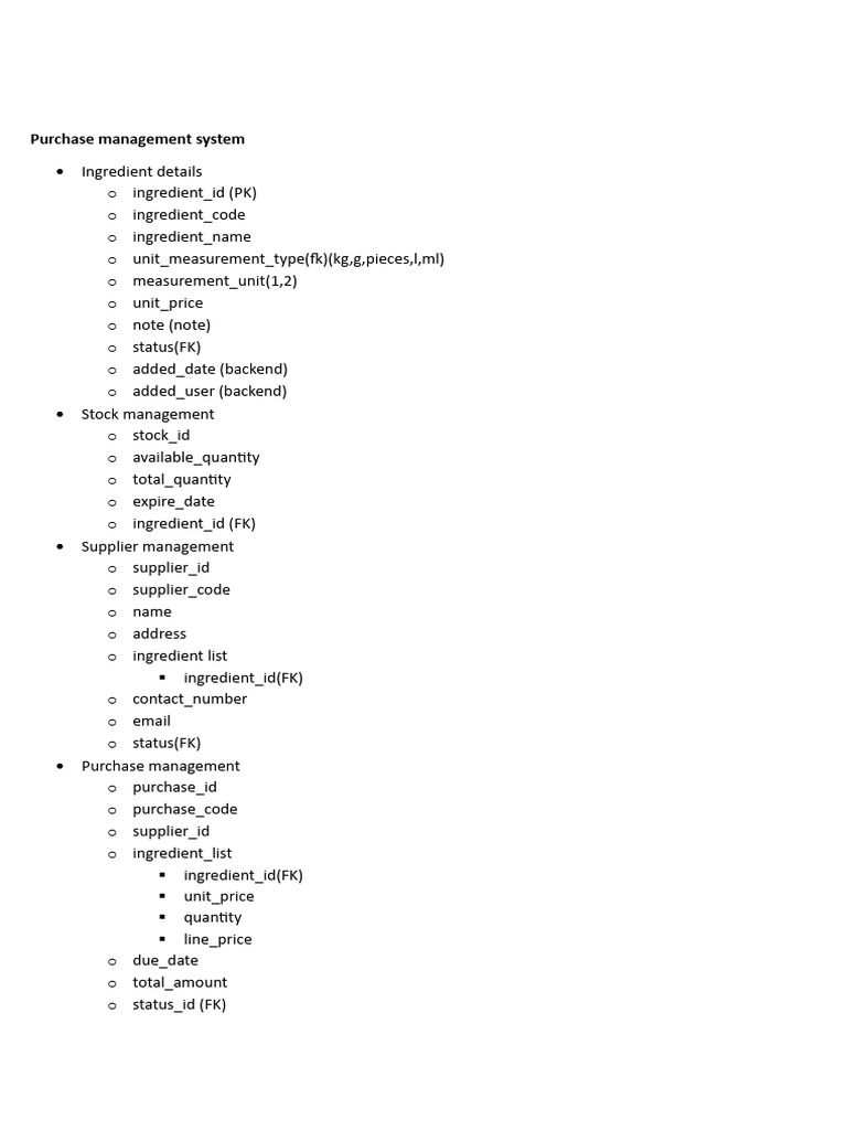 Purchase Order Management System Overview | PDF | Financial Economics ...