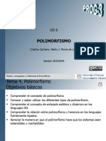 Unidad 6 - Polimorfismo - Universidad de Alicante - Programación 3
