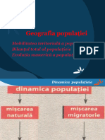 Geografia Populației - Mișcarea Migratorie