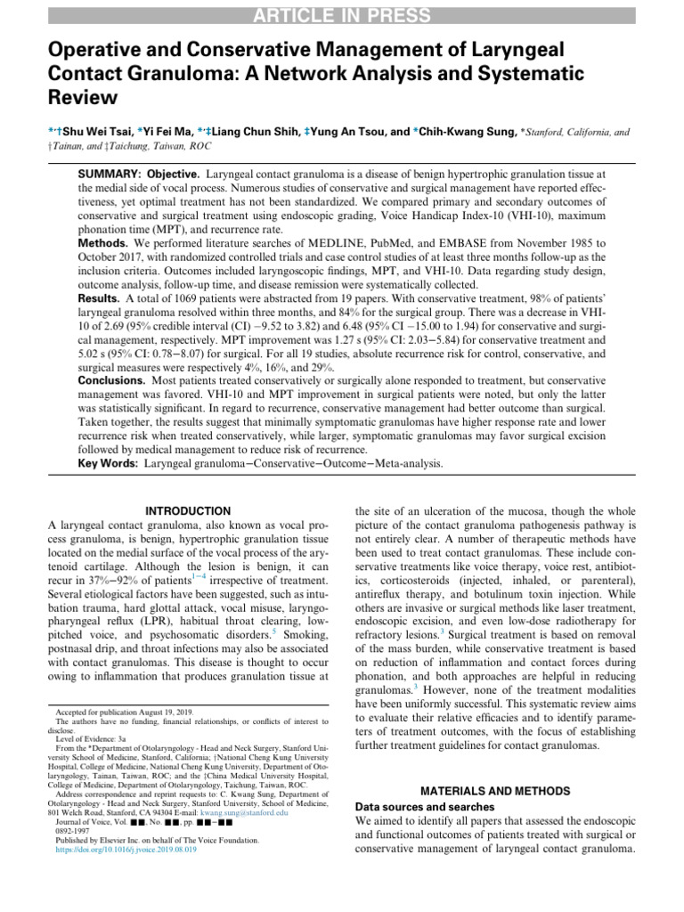 Management of Granuloma | Download Free PDF | Clinical Medicine | Medicine