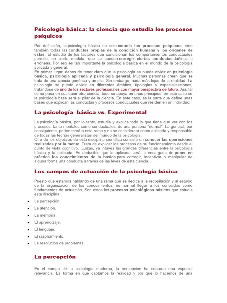 Psicolog a b sica pdf sicolog a percepci n