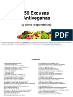 50 Excusas Antiveganas y Cómo Responderlas