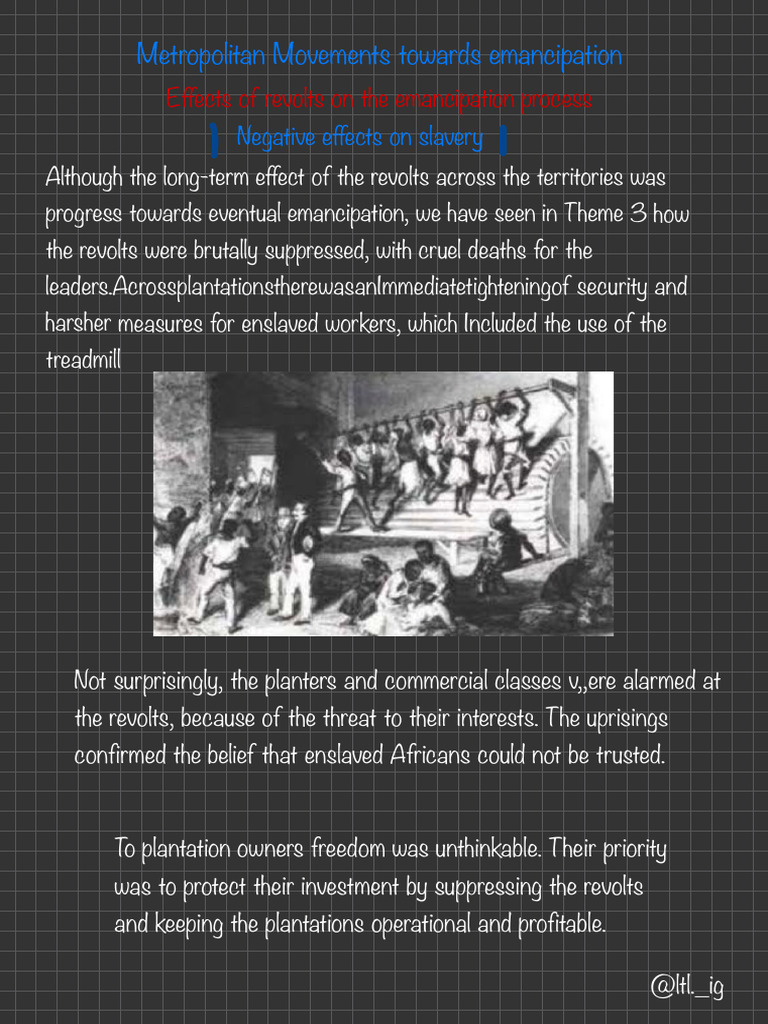 Emancipation Movements in Metropolises | PDF | Abolitionism | Slavery