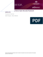 Australian Energy Sector Cyber Security Framework (Aescsf) : Framework Overview 2022 Program - Minor Refresh