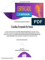 Certificado 009989