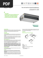 Aermec FCZ_P Fan Coil Installation Guide | PDF | Thermostat | Duct (Flow)