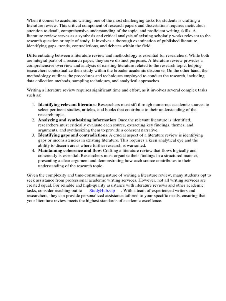 What Is The Difference Between Literature Review And Meta Analysis