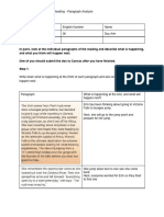 Pair Activity - B2+ Unit 8 - Reading - Paragraph Analysis