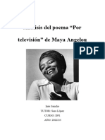 Análisis Del Poema "Por Televisión" de Maya Angelou