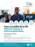 Médecins Généralistes Brochure Du Cours