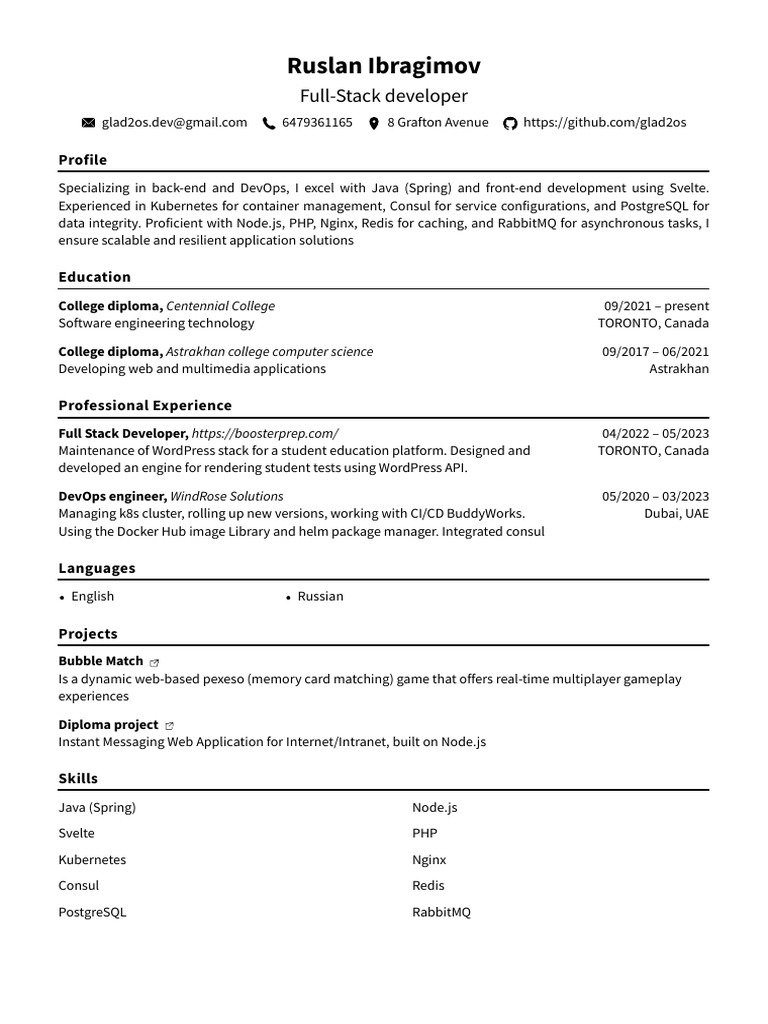 Full-Stack Developer & DevOps Expert | PDF