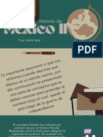 Simple Green and Beige Vintage Illustration History Report Presentation