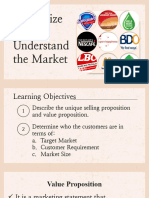 3 Recognize and Understand The Market