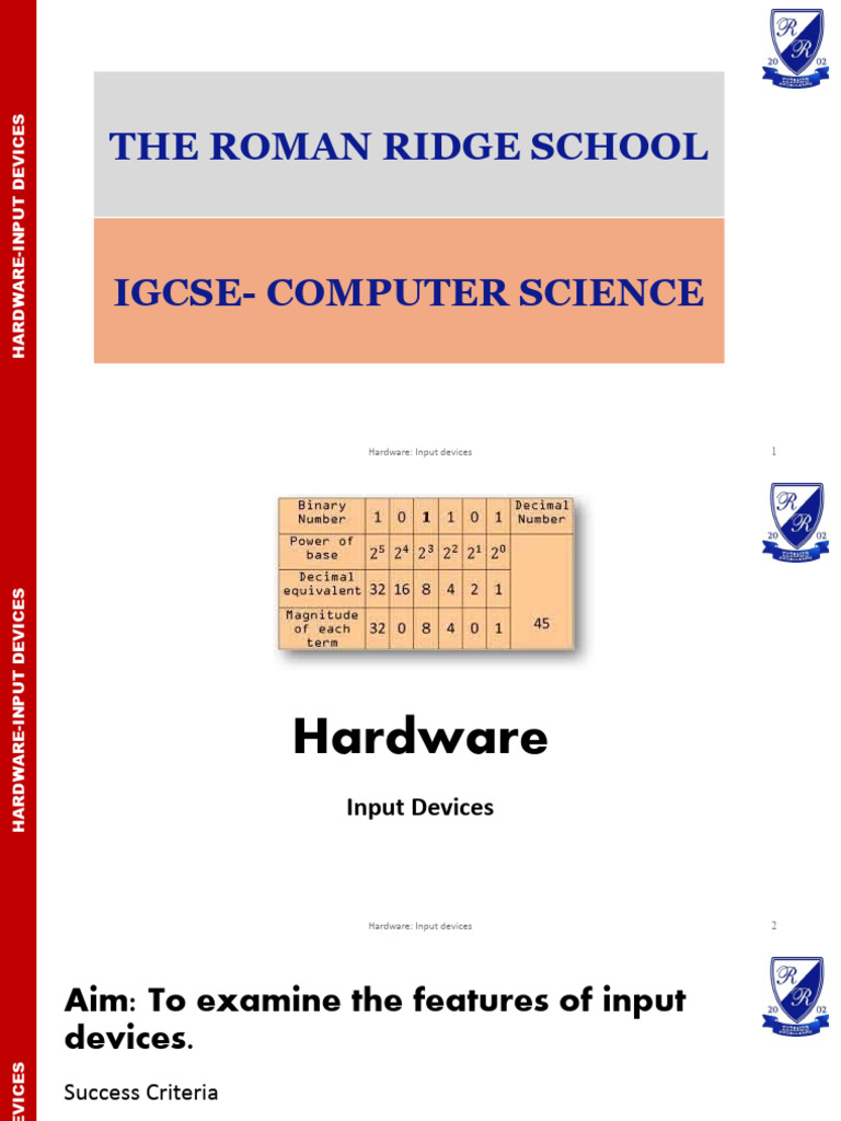 Understanding Input Devices in Computing | PDF | Touchscreen | Image ...