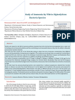 Biodegradation Study of Ammonia by Vibrio Alginolyticus Bacteria Species