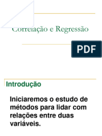 Correlacao e Regressao