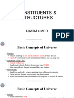 Constituents & Structures: Qasim Umer