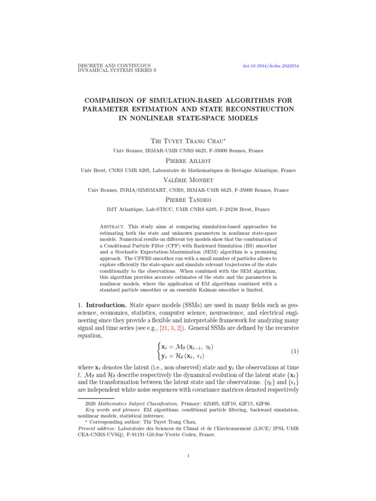 Discrete and continuous dynamical systems series s doi 10 3934 dcdss
