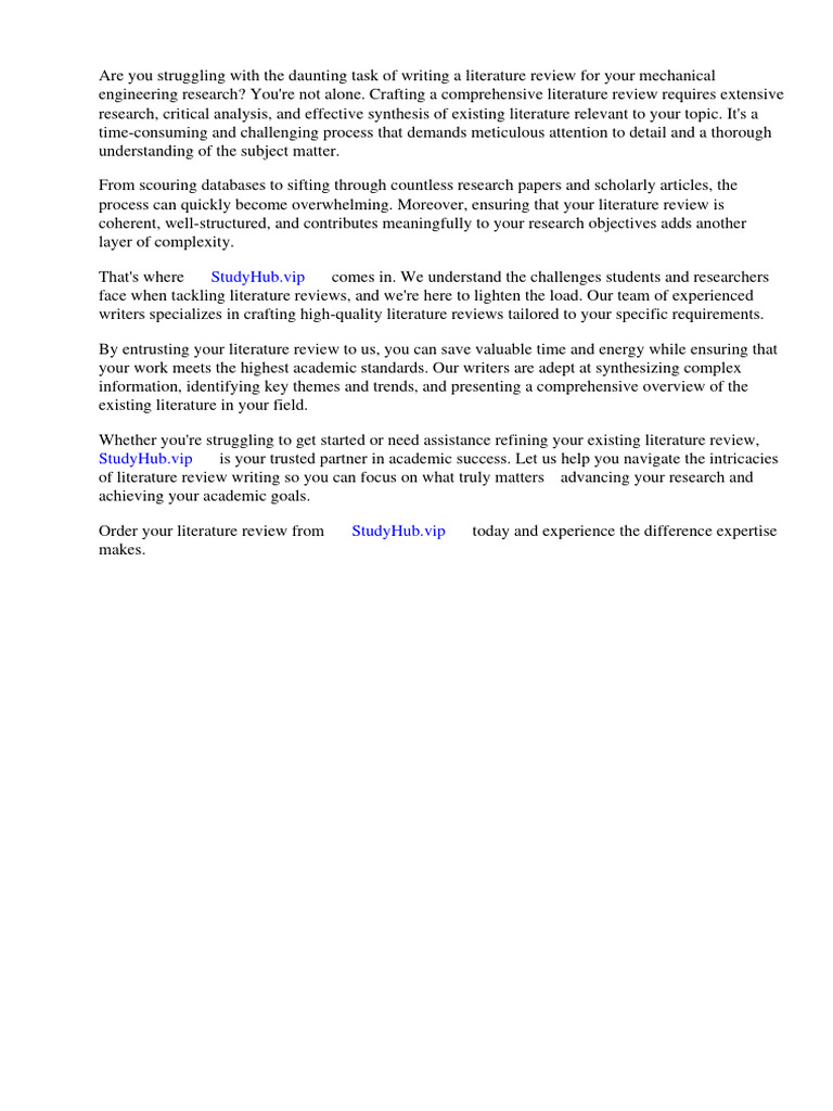 mechanical-engineering-literature-review-example-pdf