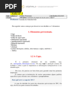 Guia para Capa de Trabalho ABNT | PDF | Arial