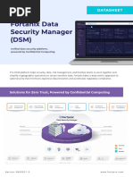 Fortanix DSM Datasheet