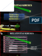 Relativitas  khusus