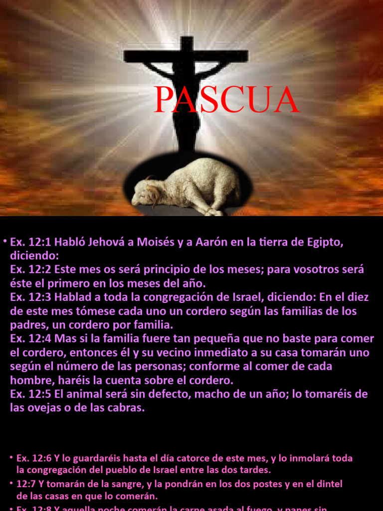 La Sangre en el Dintel: Éxodo 12:7 | PDF | Jesús | Poncio Pilato