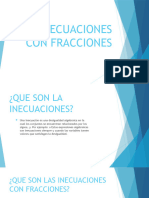 Inecuaciones Con Fracciones