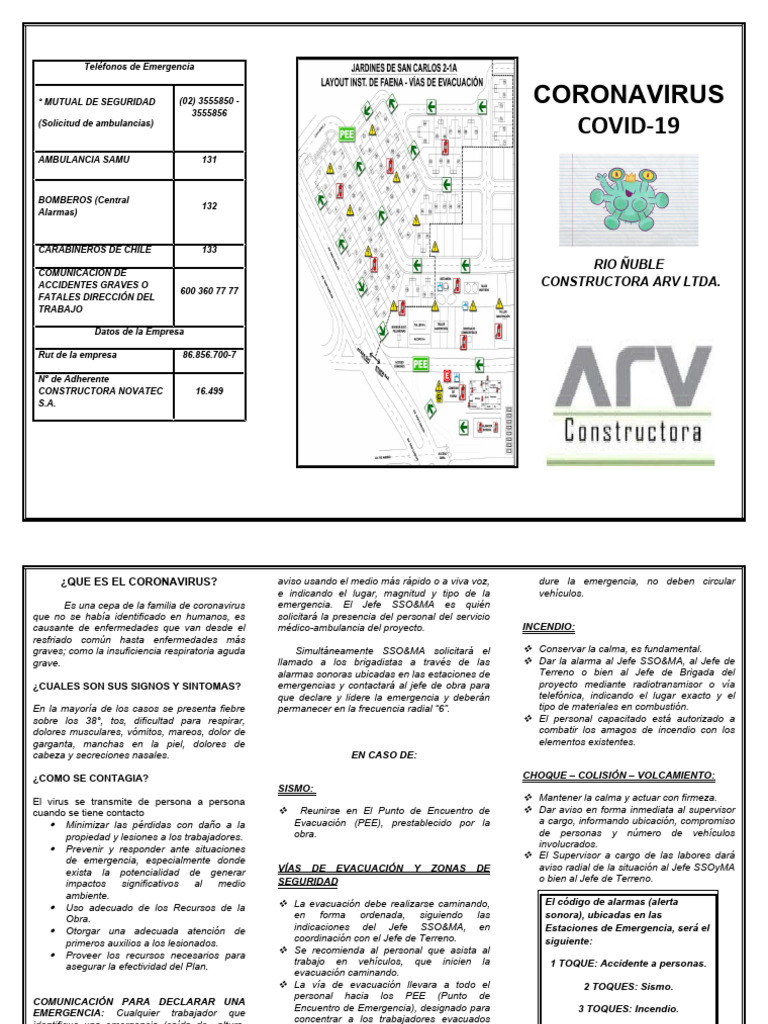 Triptico Covid - 19 | Descargar gratis PDF | Causas de la muerte ...