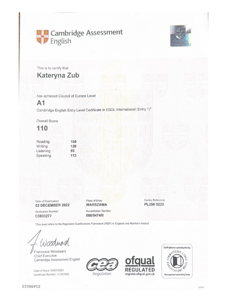 Cambridge Assessment | PDF