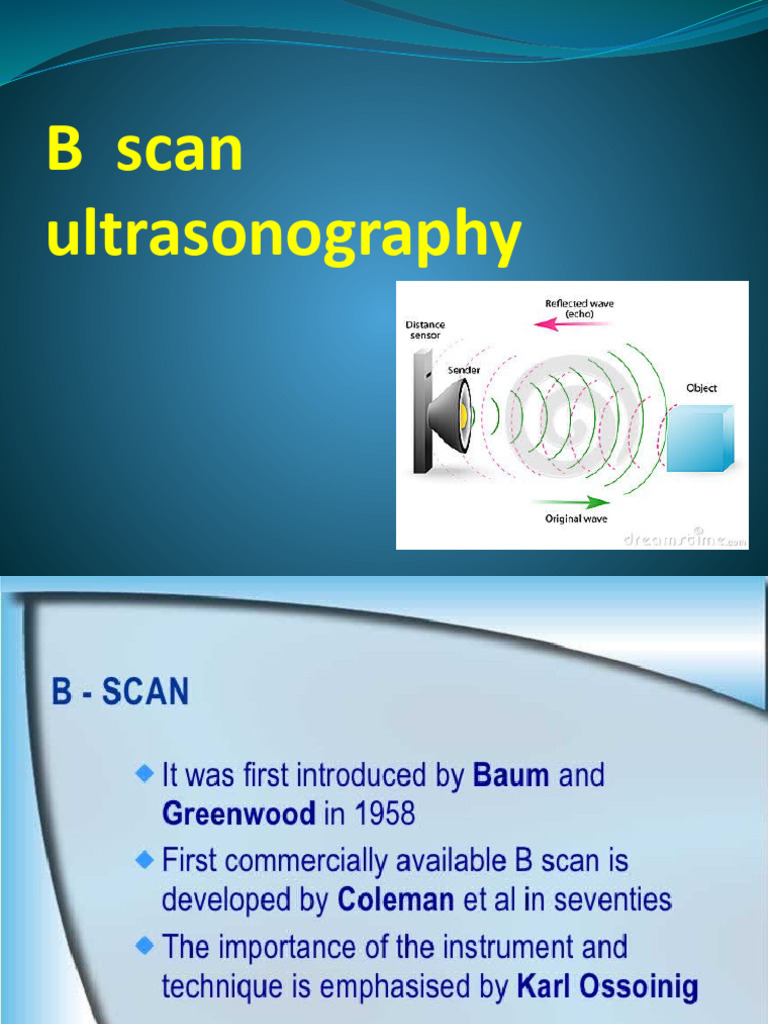 Understanding B-Scan Ultrasonography | PDF | Medical Ultrasound ...